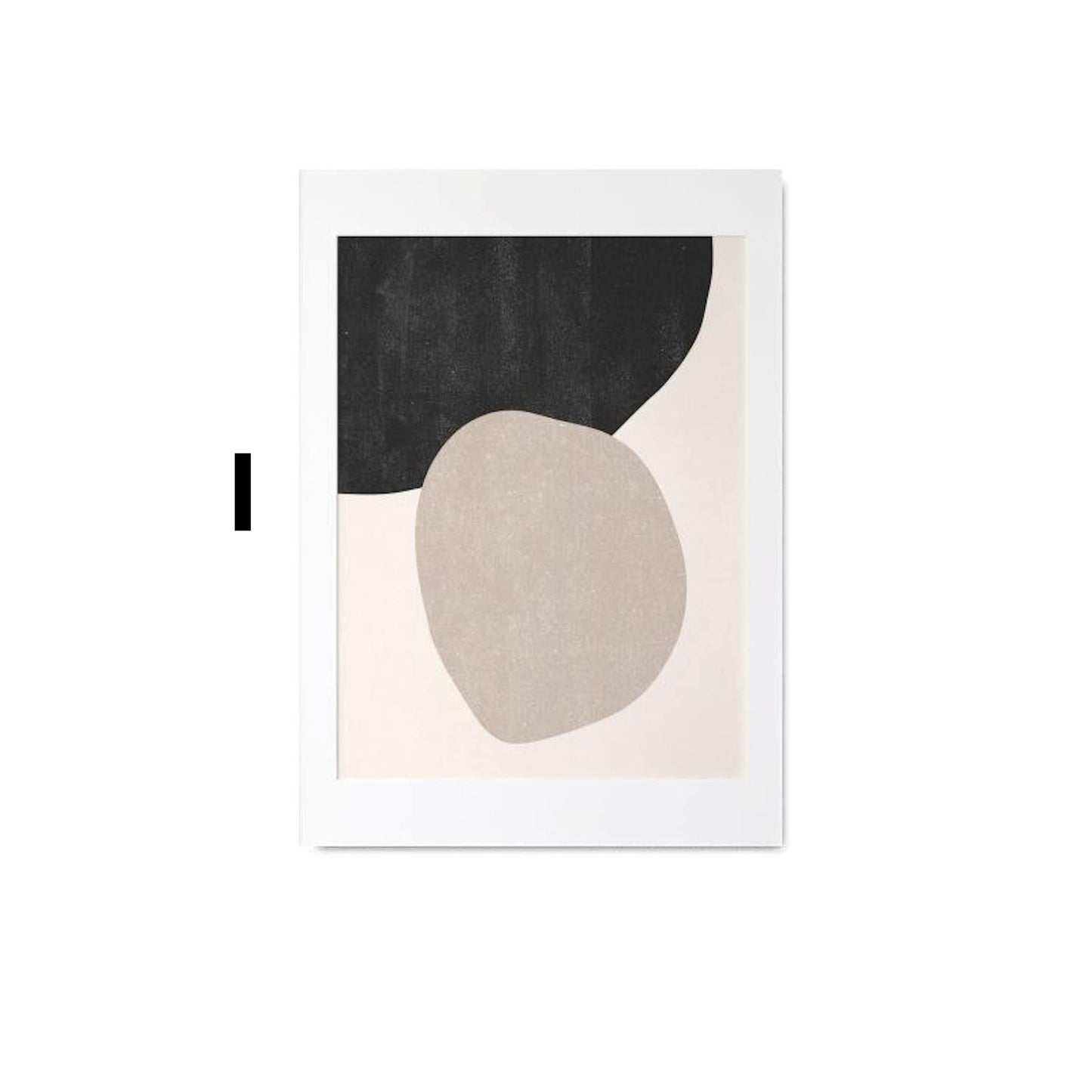 Lámina Decorativa con Rostros de Líneas y Formas Abstractas (Sin Marco)